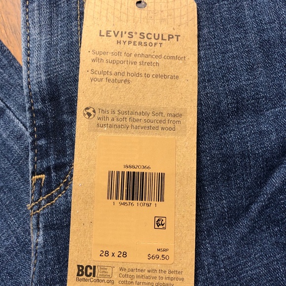 Levi’s 721 High-Rise Skinny NWT - Picture 2 of 4